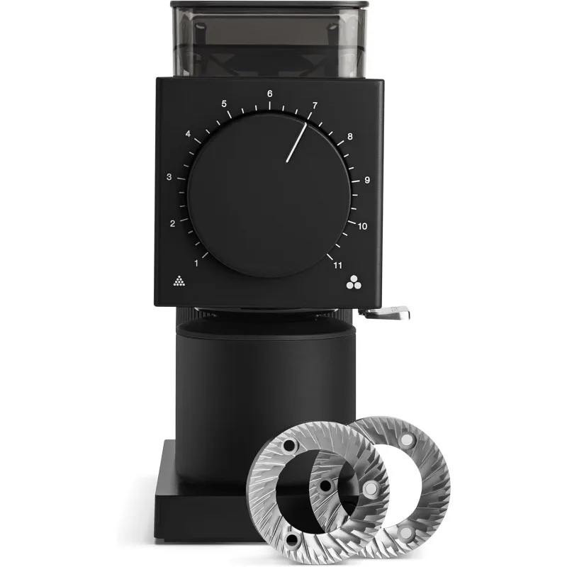 Fellow Gen 2 Ode Brew Grinder - Burr, Electric Coffee Bean Grinder with 31 Settings for Drip,French Press Cold Brew Footprint