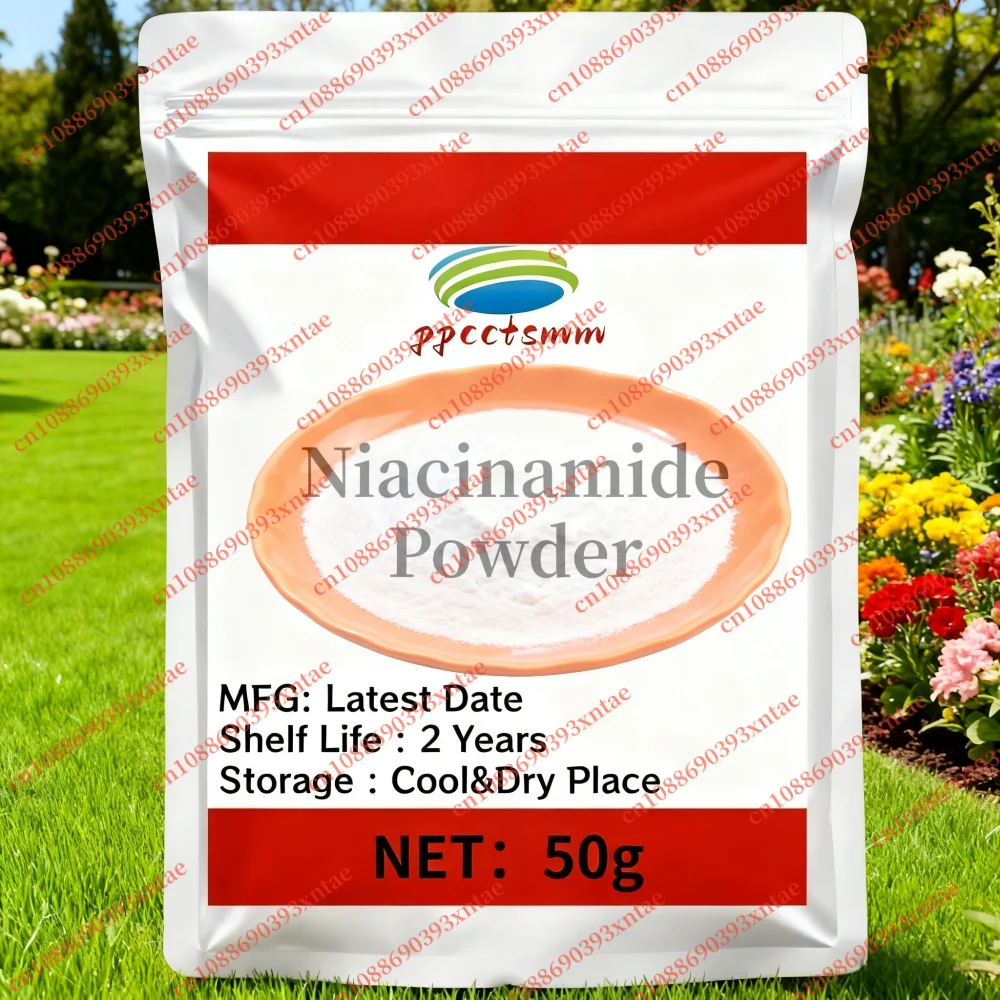 Matières premières cosmétiques en poudre de Niacinamide 99%, CAS 98-92-0, livraison gratuite