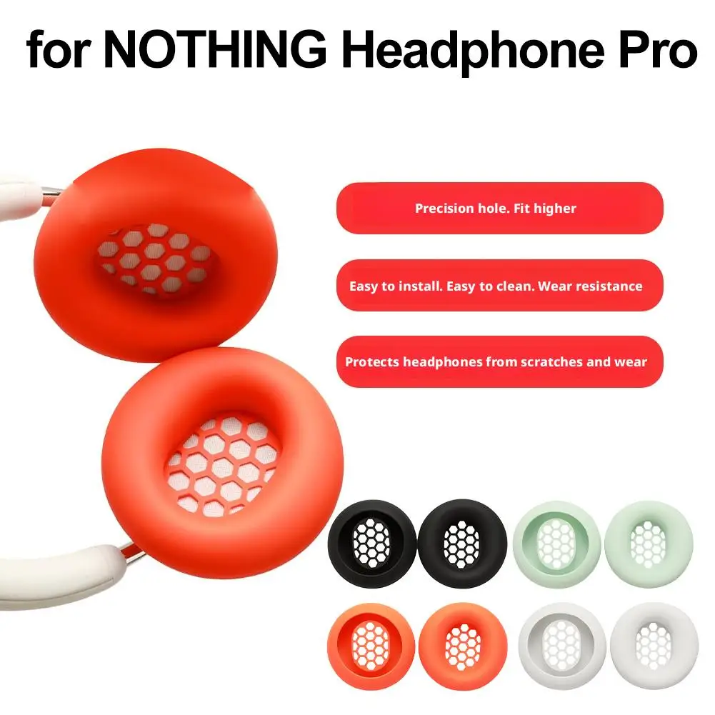Ohrpolster für CMF by NOTHING Headphone Pro, Ersatz-Ohrpolster, Polsterabdeckungen, weiche Silikon-Kopfhörer, Ohrpolster