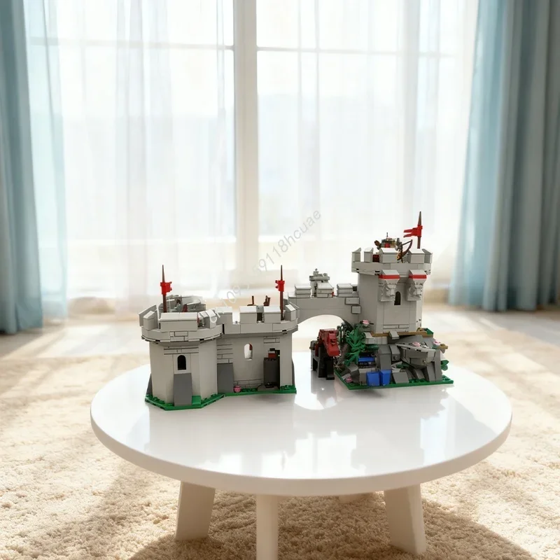 

529pcs MOC Castle Outpost Kingdomsed Model Building Blocks Architecture Assemble DIY Christmas Gift Idea Toys Education Birthday