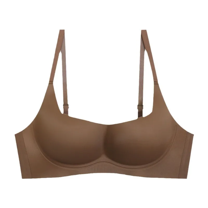 ملابس داخلية للتنحيف رفيعة وغير مميزة للنساء ذات صدر صغير مجمعة دعمًا ناعمًا ولا توجد دعم كوب الجري بدون st