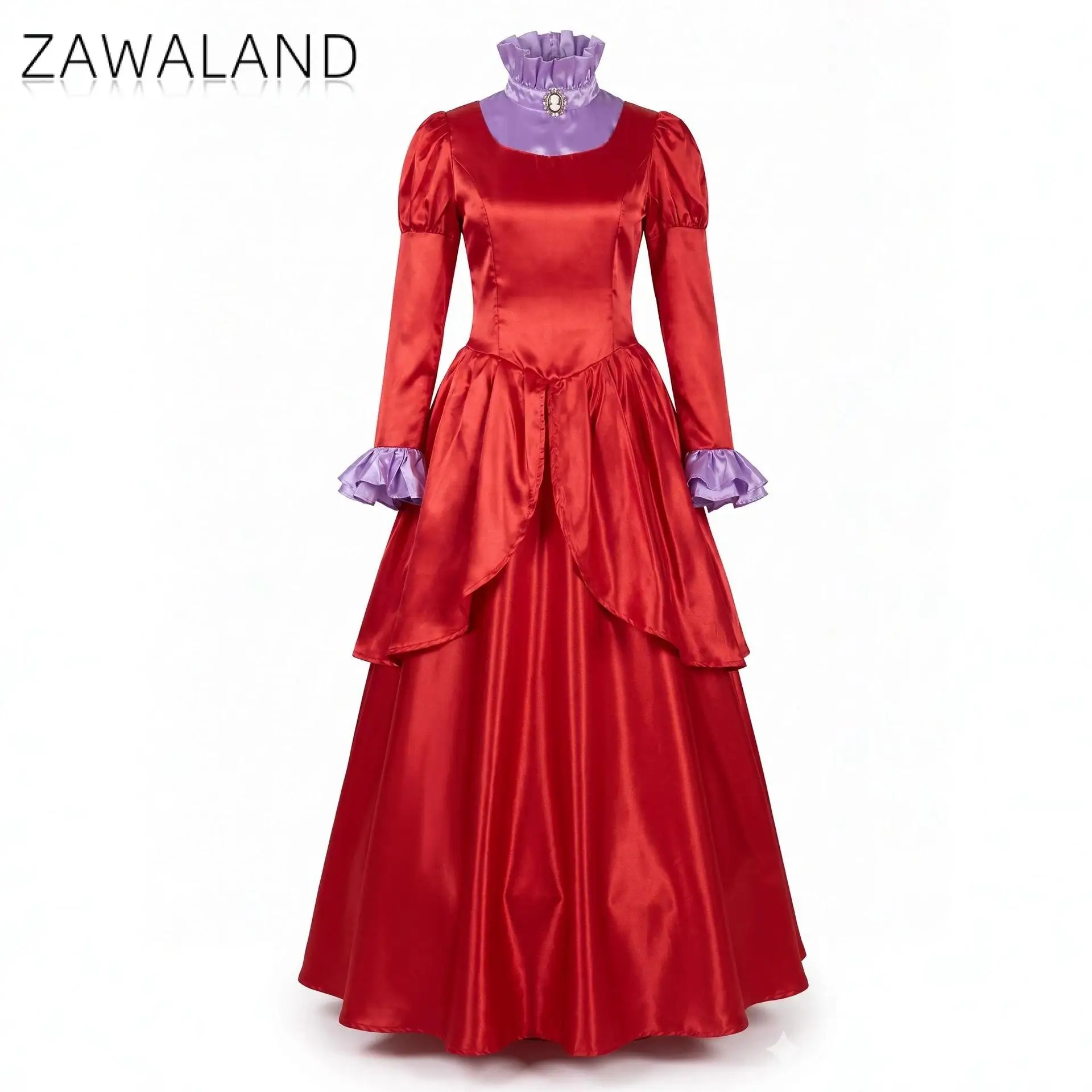 Königinnen-Herzen-Kleid, Fantasievolles Ballkleid, Alice im Wunderland-Königinnen-Cosplay-Kostüm, Hofkleid, Prinzessinnen-Festkleid