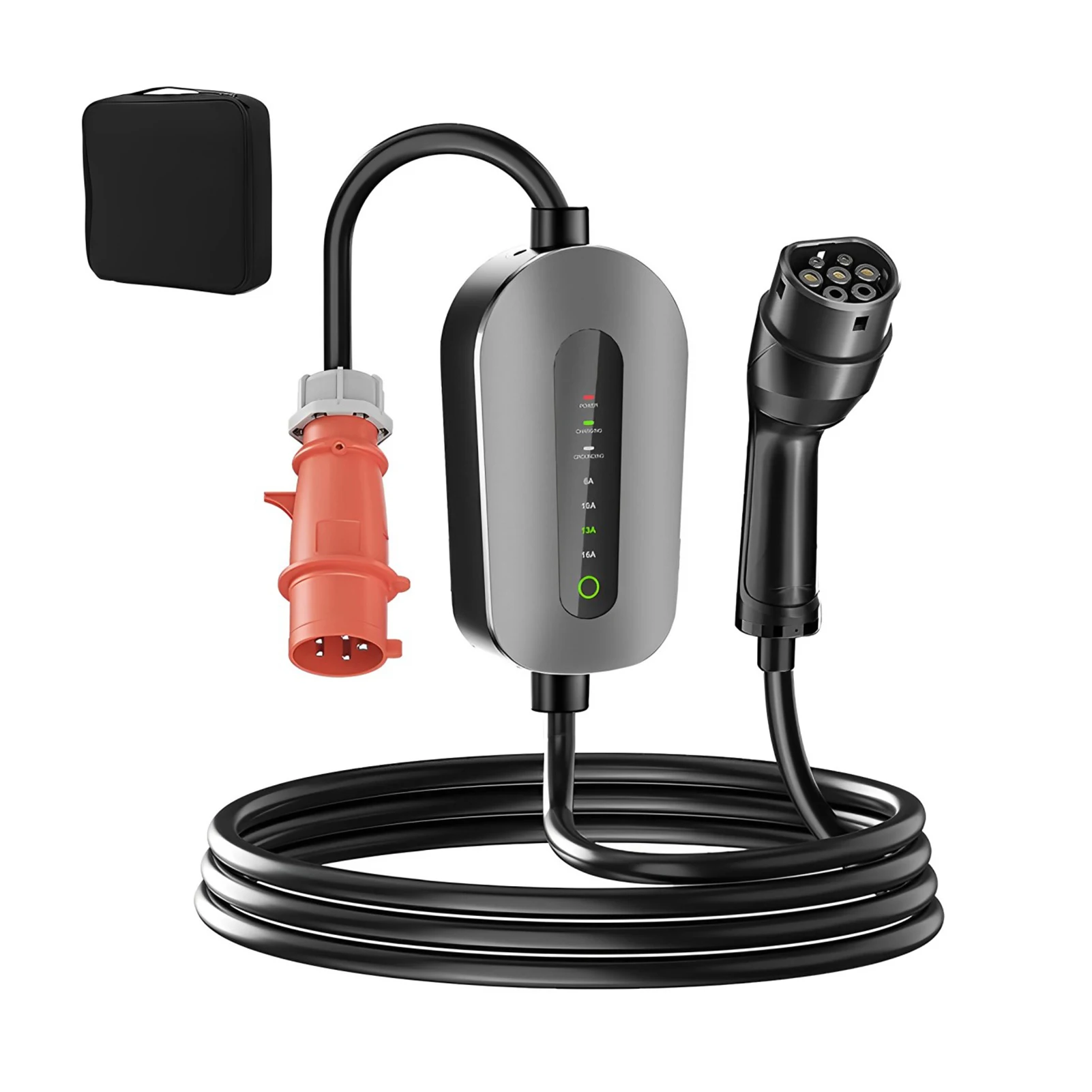 EV Charger Type 2 16A 11kW Portable EV Charger Portable Car Charger Three-Phase CEE Industrial Plug