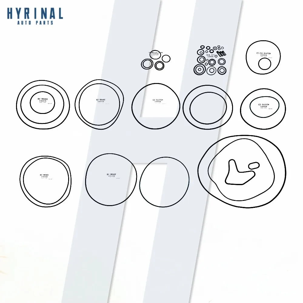 

Комплект уплотнительных колец коробки передач AB60E AB60F, прокладка уплотнительных колец для Toyota Land Cruiser Prado SEQUOIA TUNDRA LEXUS