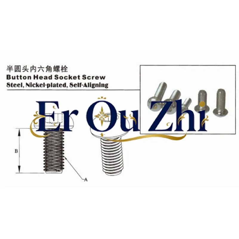 M6 M8 High Strength 10.9 Grade Semicircular Head Hexagon Screw, Mushroom Head, Umbrella Bolt