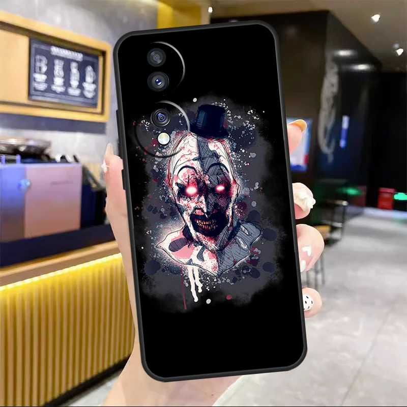 Horror Movie Terrifier Cover For Honor Magic 4 Lite Magic 5 Pro X6a X7a X8 X9a Honor 8X 9X 10 50 70 90 Lite Case