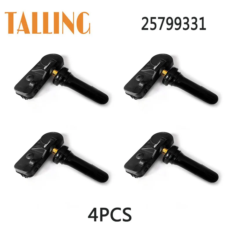 25799331 4PCS TPMS Tire Pressure Sensor for Cadillac CTS SRX Chevrolet Express Silverado Buick GMC Sierra PONTIAC G3 G5 G6 G8