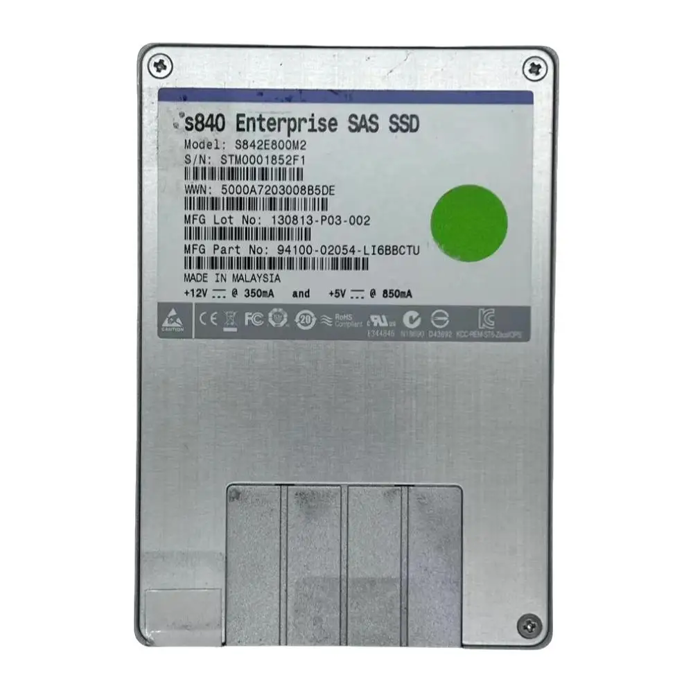 SSD Solid State Drive 2.5'' S842E800M2 For Stec S 840 S840