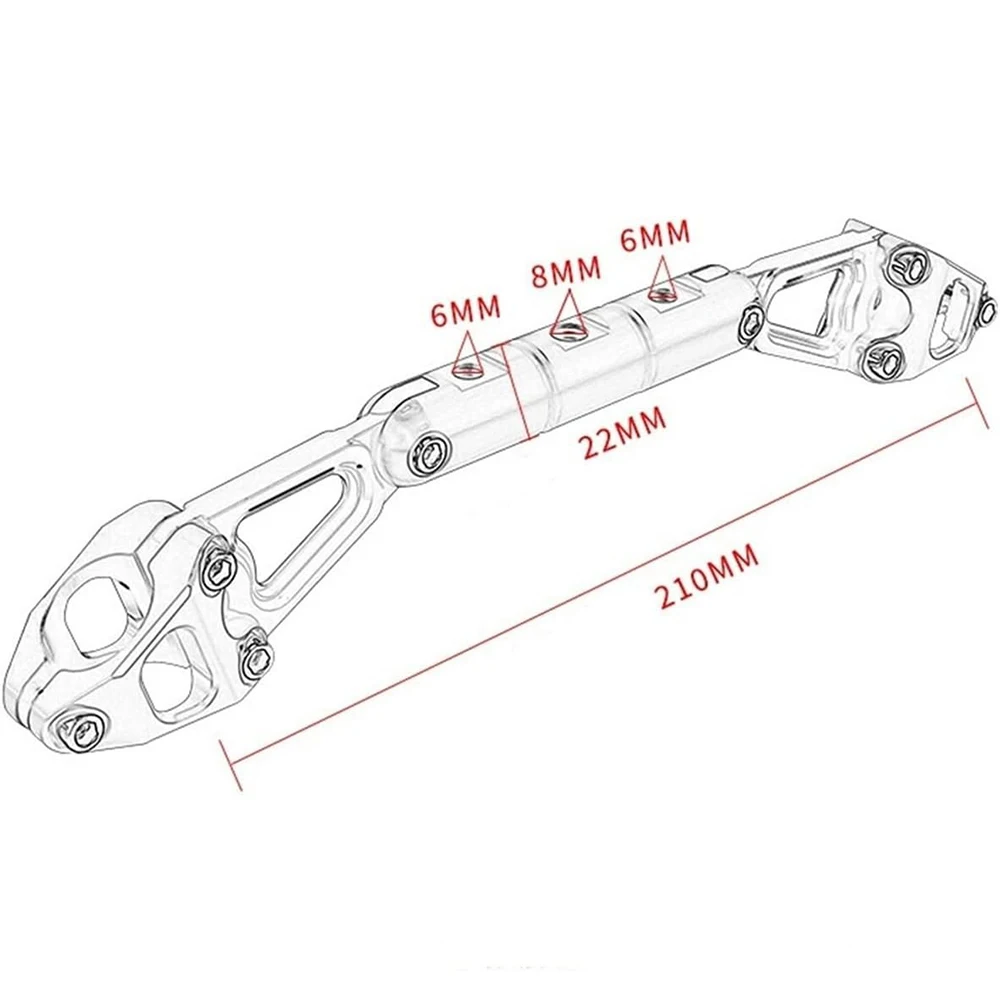For HONDA PCX 125/150/160 Motorcycle Handlebar Crossbar Balance Bar Bracket Adjustable Balance Handlebar Holder Handle Extended - Image 5