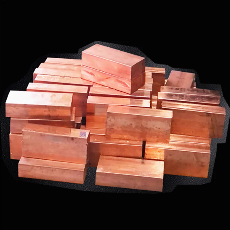 Pure Red Coppers Flat Metal Plate Coppers Flat Bar Thickness 1/1.5/2/3/4/5/6/8/10mm