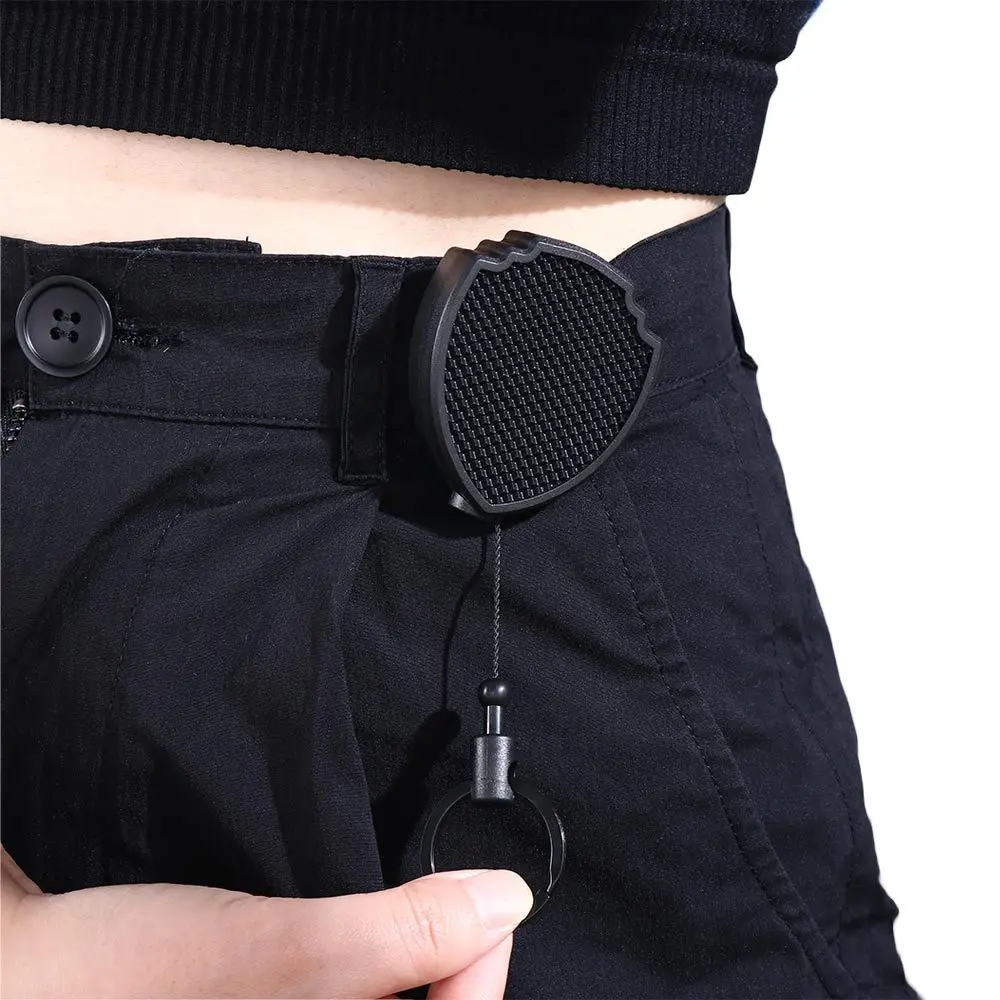 Card Nurse Doctor Card Holder Clip Badge Holder Clip Name Card Holder ID Badge Holder Badge Reel Clip Retractable Keychain