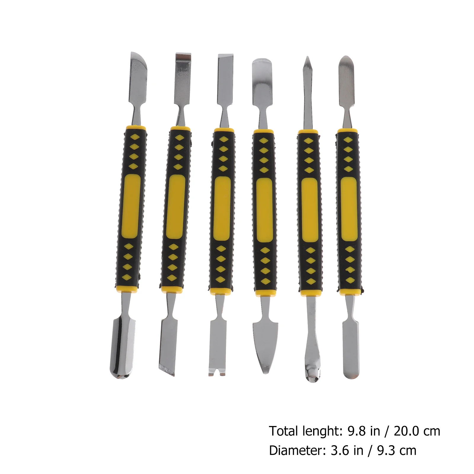 

6 PCS Disassembly Tool Compact Phone Shell Multi Function Metal Pry Bar Non Handle Repairing Mobile Laptop Tablet