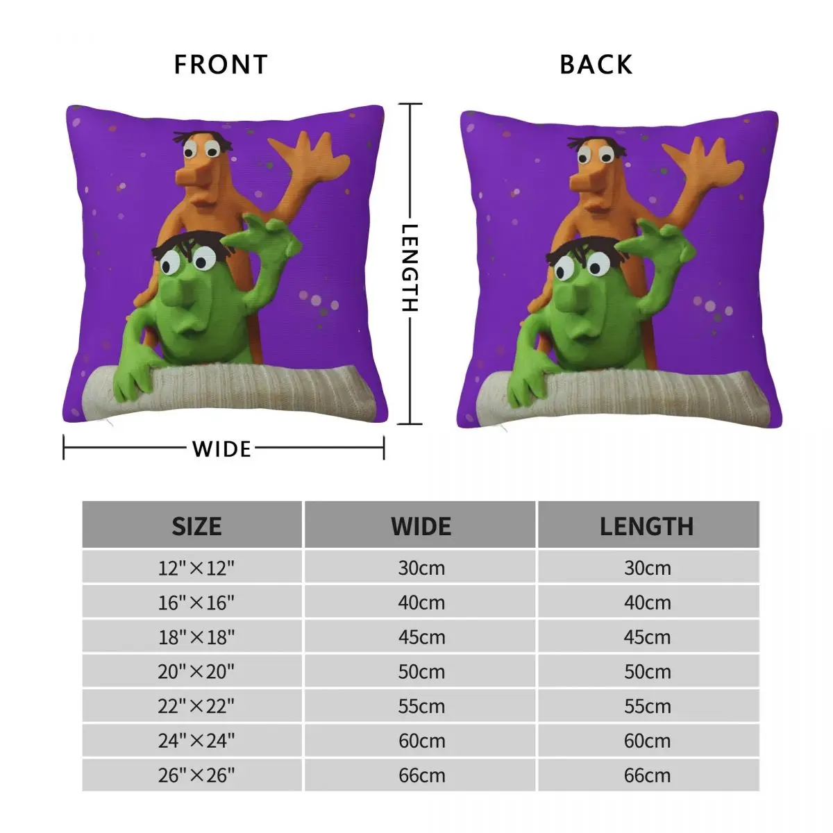 Lucy Terror Of The Street Square Pillowcase Polyester Linen Velvet Pattern Zip Decorative Pillow Case Car Cushion Case