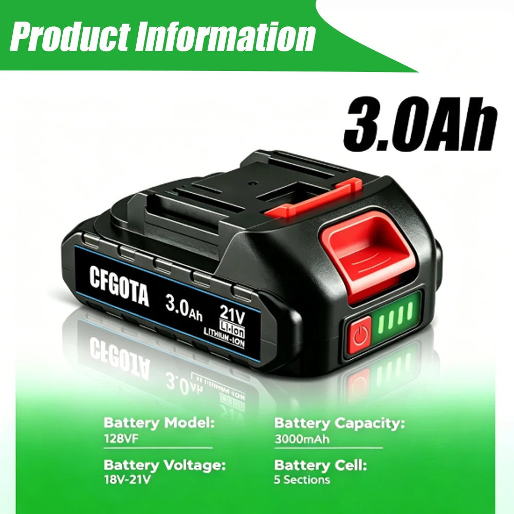 for Makita 21V 9.0Ah Smart Battery 5S3P Li-ion Pack 2H Fast Charging Overheat Protection for Power Tools Drills Safety Certified