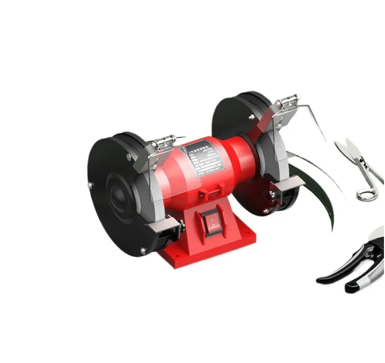 220V 5/6/8 Inch Bench Grinder with Brushless Motor Single Speed Table Grinder Knife Sharpener for Household Polishing Sharping