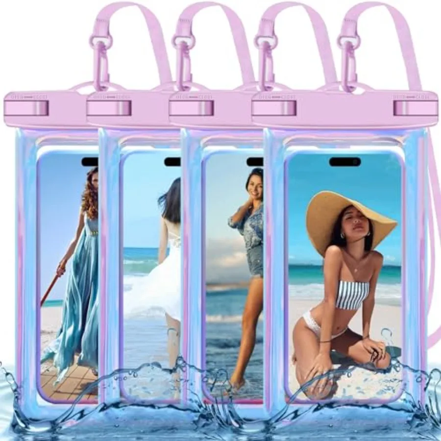 Waterproof Phone Pouch, Cell Phone Waterproof Case Dry Bag, Protection Level: IP68, Beach Cruise for iPhone, Samsung, and More,