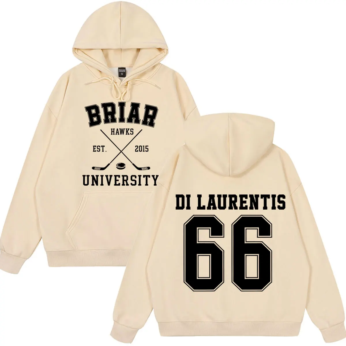 Di Laurentis 66 Off Campus TV-Serie Briar University Hoodie Herren Damen Kleidung Mode Winter Vintage Lässiges lockeres Sweatshirt – Detail 7