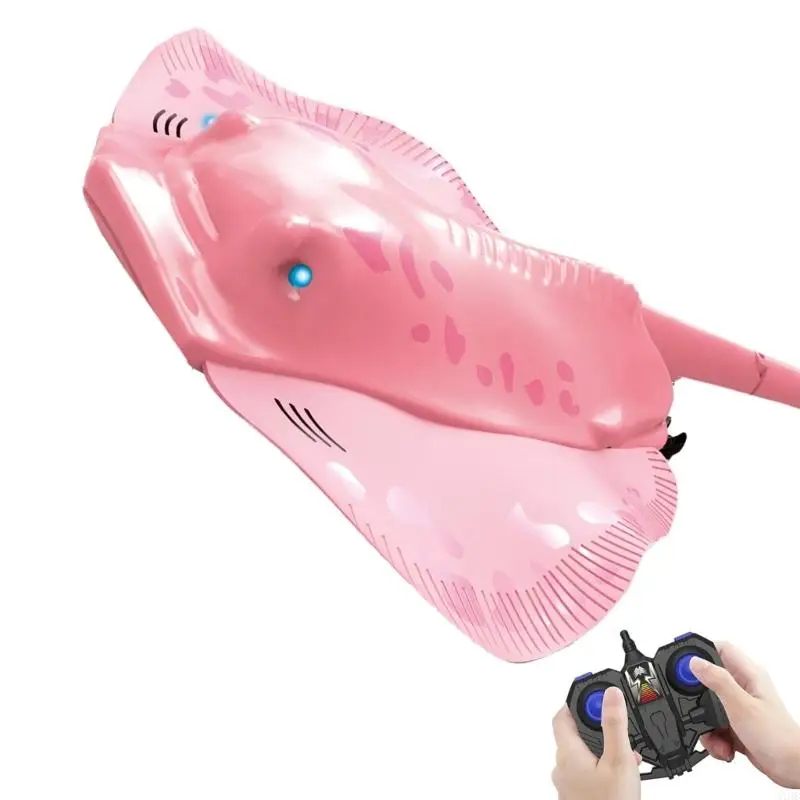  Realistic Manta Ray Swimming Fish Toy 2.4G Remote Control Waterproof Swimming Robot Fish Toy For Children Pool Lake Toy