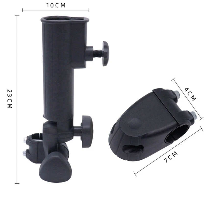 MYMF-2X soporte de paraguas de Golf para carrito de Golf, asas para cochecitos, cochecitos, carritos de Golf, pesca, bicicletas de ciclismo