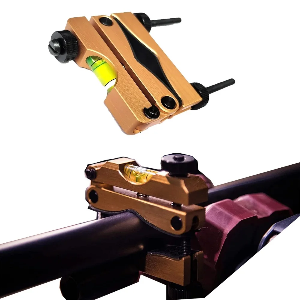 Universal Scope Level Mounting Kit Bubble Leveling Tool Magnetic Rifle Scope Mount Kit with High-Precision Bubble Leveling Sys