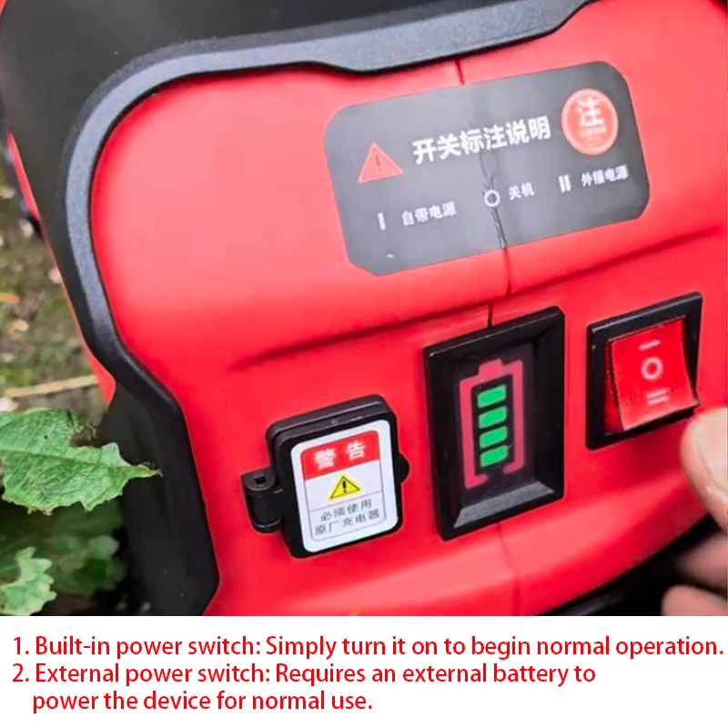 Portable Rechargeable Watering Machine Outdoor Lithium Battery Dual-core Water Pump Rural Watering Vegetable Garden Supplies