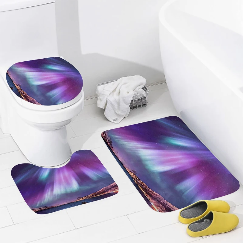 home bathroom floor mats Modern Nordic style Bath Foot mat modern bathroom accessories rug Toilet mat Bathtub anti-slip carpet