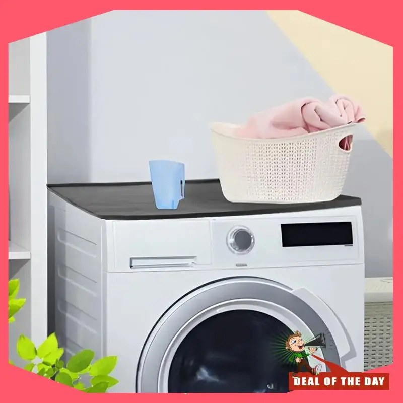 24-Hour Delivery Dryer Mat For Top Of Dryer Silicone Washer Dryer Cover Top Washing Machine Cover Dust-Proof Waterproof Protecto