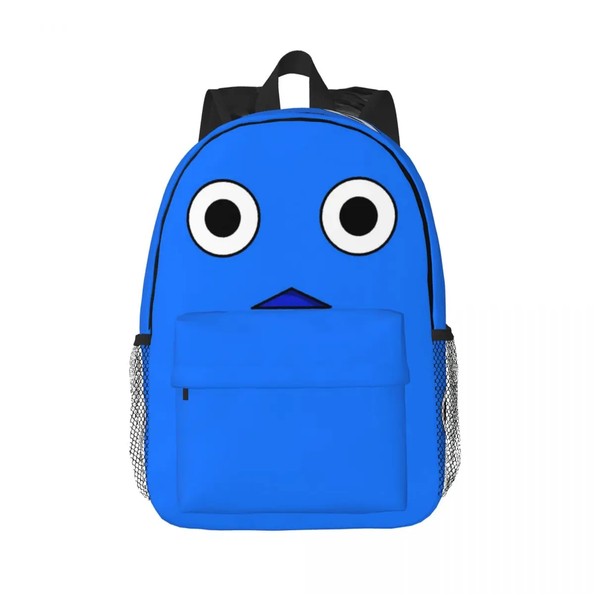 

Синий рюкзак для лица Pikmin, Лидер продаж, рюкзак большой емкости для мальчиков и девочек, сумка для книг, сумки на плечо для мужчин, женщин, детей, школьная сумка