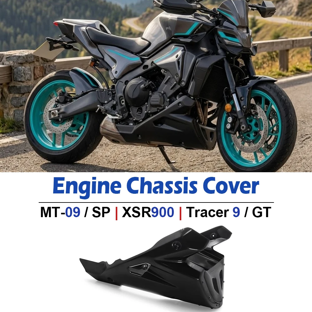 For Yamaha Tracer 9 GT MT-09 XSR900 2021 2022 2023 2024 2025 Motorcycle Engine Chassis Cover Gurad Belly Pan Protect T9GT MT09