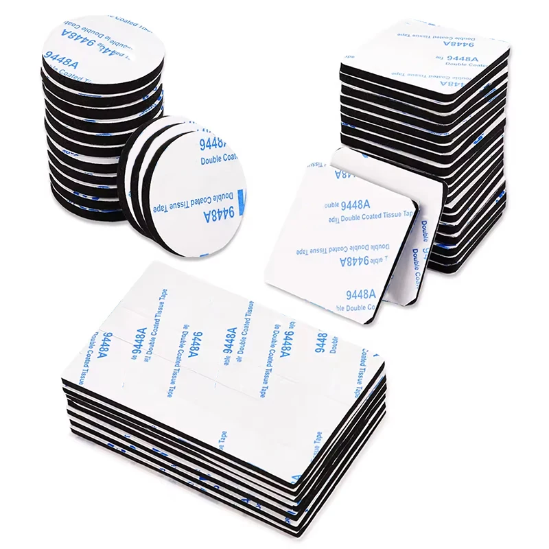 60Pcs/Mixed Strong Adhesive Double Sided Tape EVA Foam Mounting Pads No Trace Sponge Stickers For Home Office Car Wall Supplies