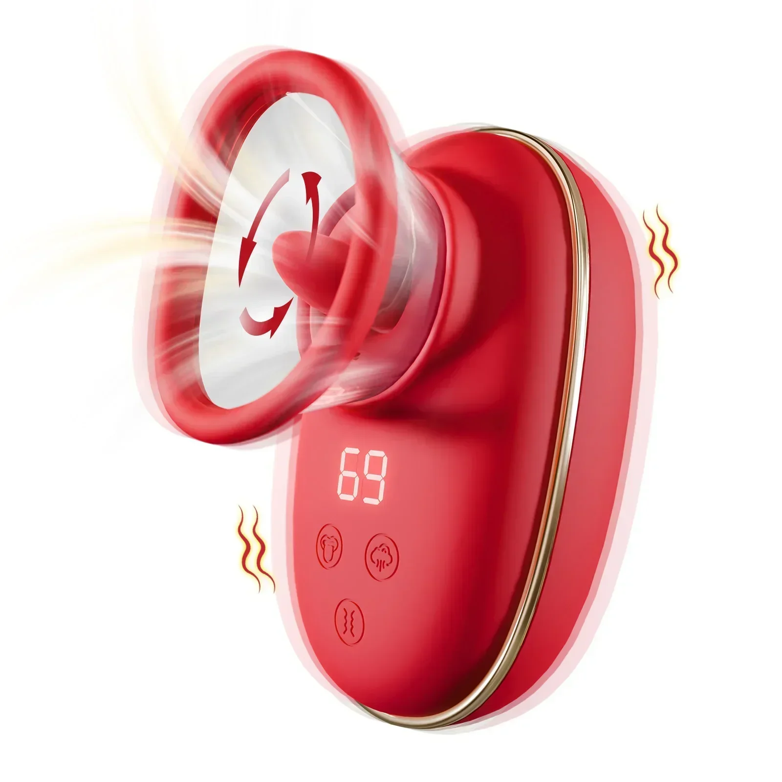 クリトリスバイブレーター吸引となめる舌大人のおもちゃ女性のための乳首膣刺激装置オーガズム猫フェラチオ女性のオナニー