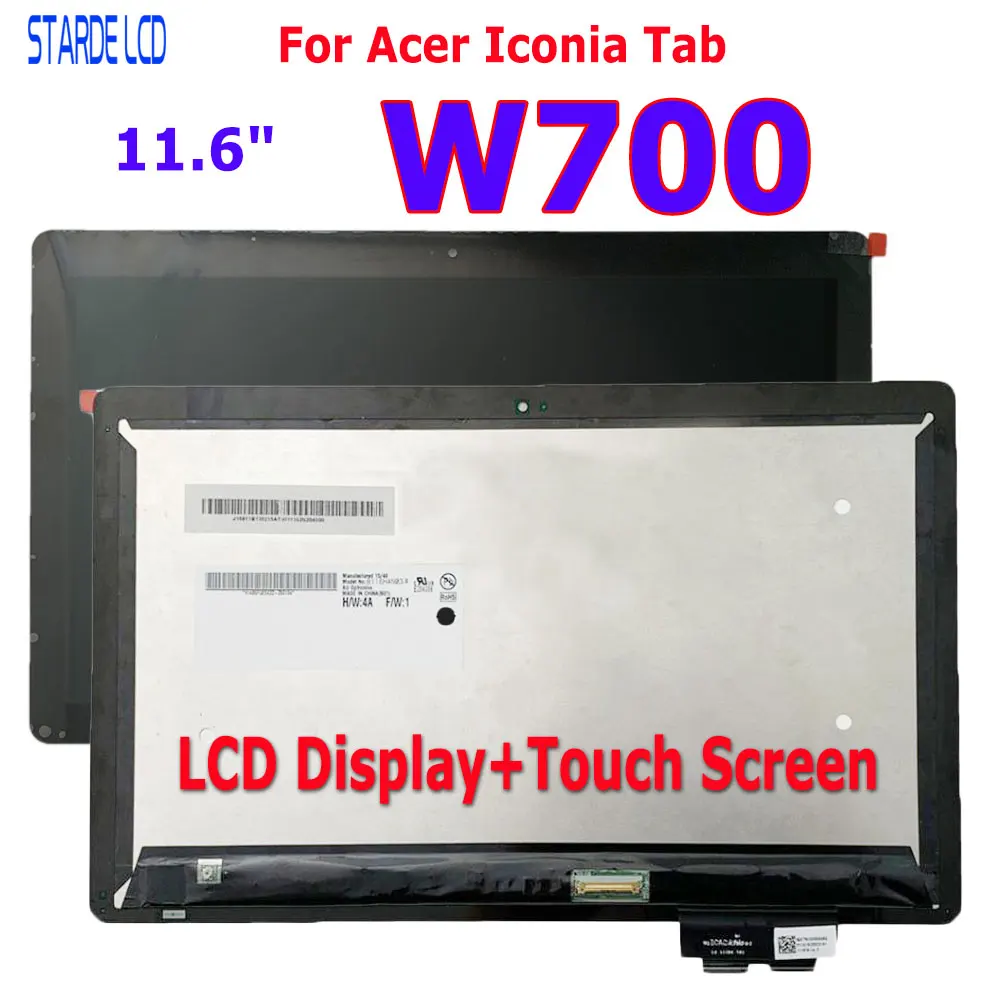 

AAA+ 11.6" For Acer Iconia Tab W700 LCD Display Touch Screen Panel Digitizer Glass Assembly for Acer Iconia Tab W700 LCD