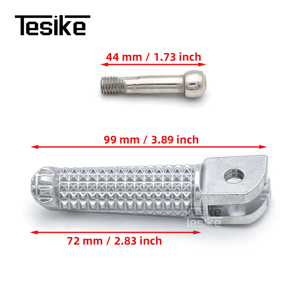 Front Footrest Foot Pegs Pedal For YAMAHA MT09 MT03 MT 03 09 MT-10 MT-07 2014-2023 YZF-R3 YZF R15 R3 R25 2014-2023 Foot Rest