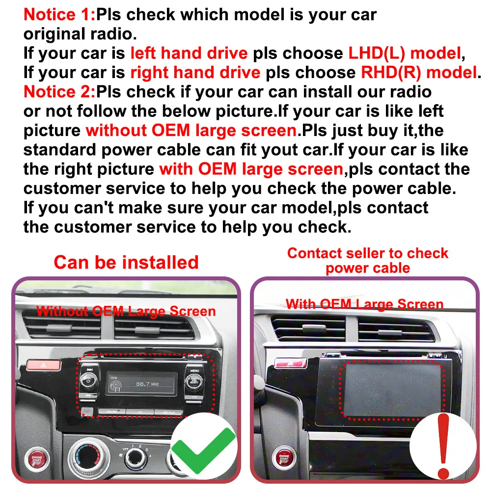 2DIN dvd no dvd Android Car Multimedia Player For Honda Fit 2014-2020 Carplay Autoradio Stereo Head Unit Navi GPS 4G Wifi BT DSP