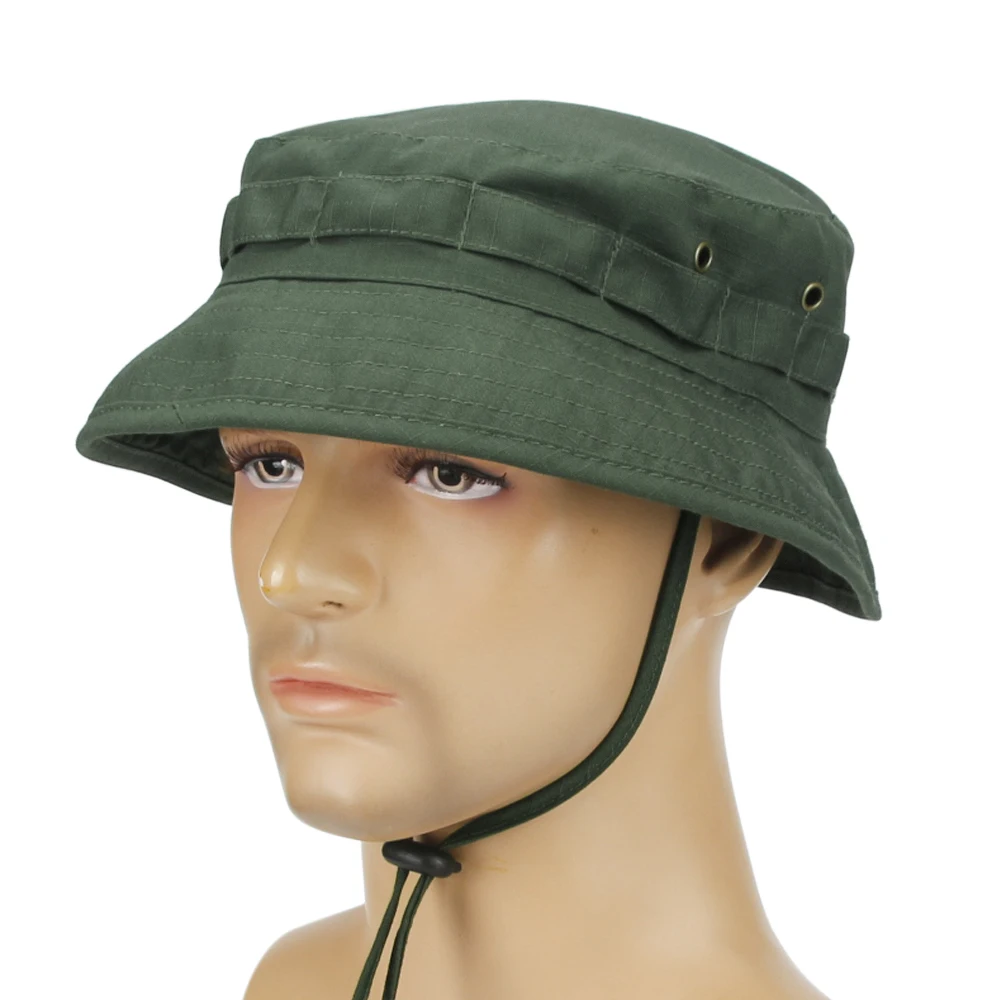 Tactical Camouflage Boonie Hat Outdoor Hiking Fishing Hunting Camo Bucket Hat Packable Travel Summer Beach Hat For Women And Men