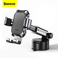 Baseus Gravity Car Phone Holder Suction Cup Adjustable Universal Holder Stand Mount For iPhone 13 Pro Xiaomi POCO Realme Samsung