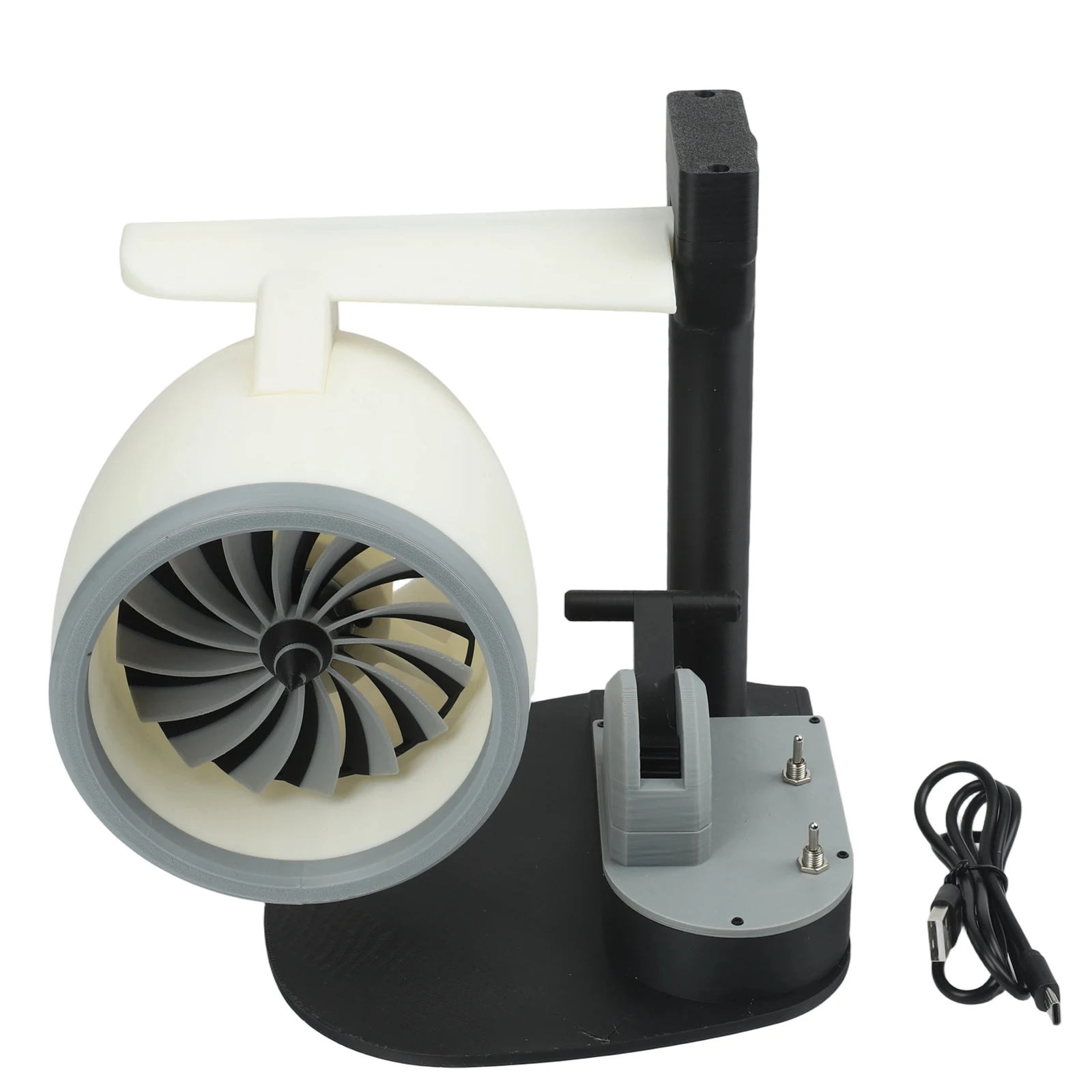 Bedside Table Red, Blue Optional USB Humidifier Fan Usb Fan LED Desk Fan Tail Flame LED Light Atomizing Humidifier