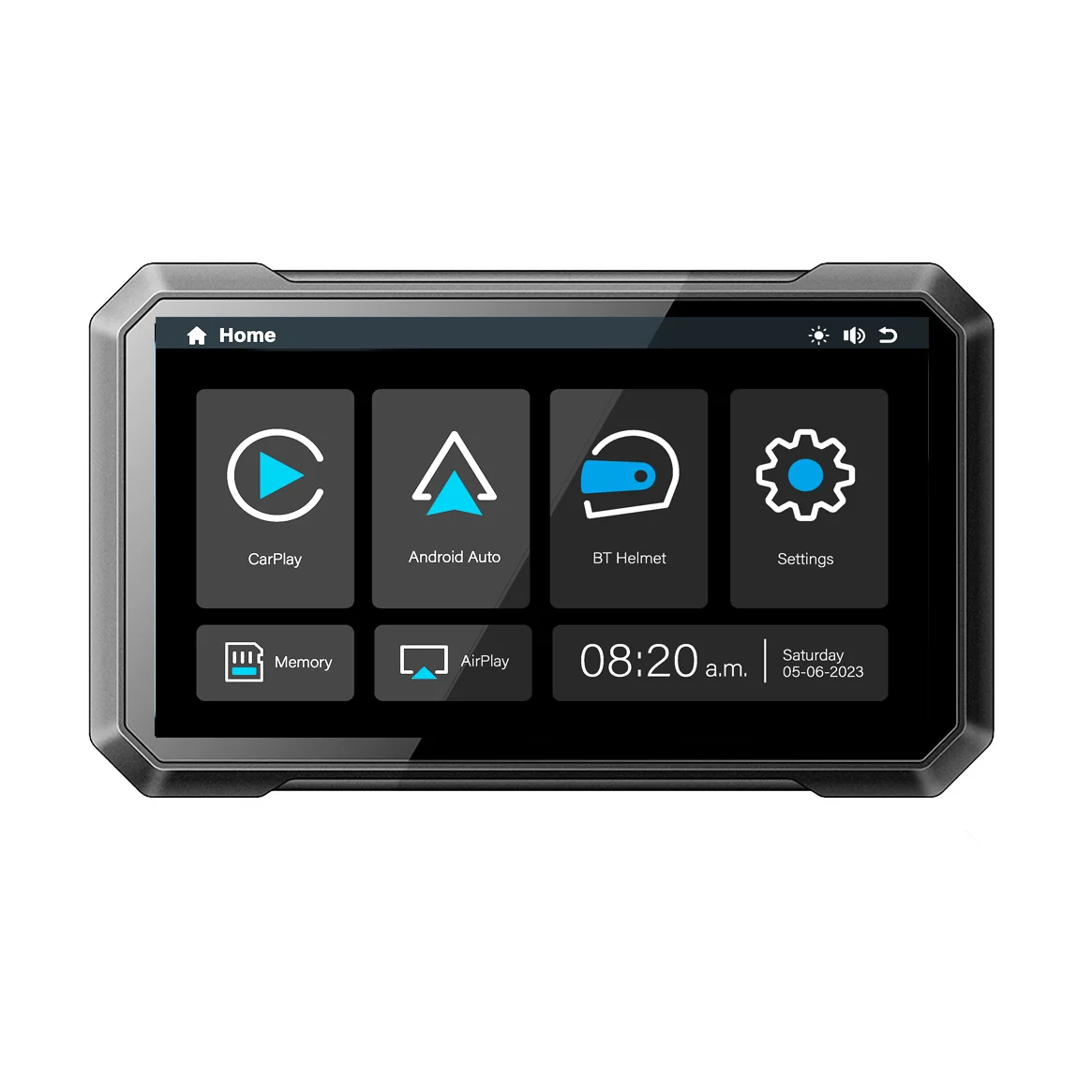 

7-inch CARPLAY motorcycle navigation system (excluding any accessories)