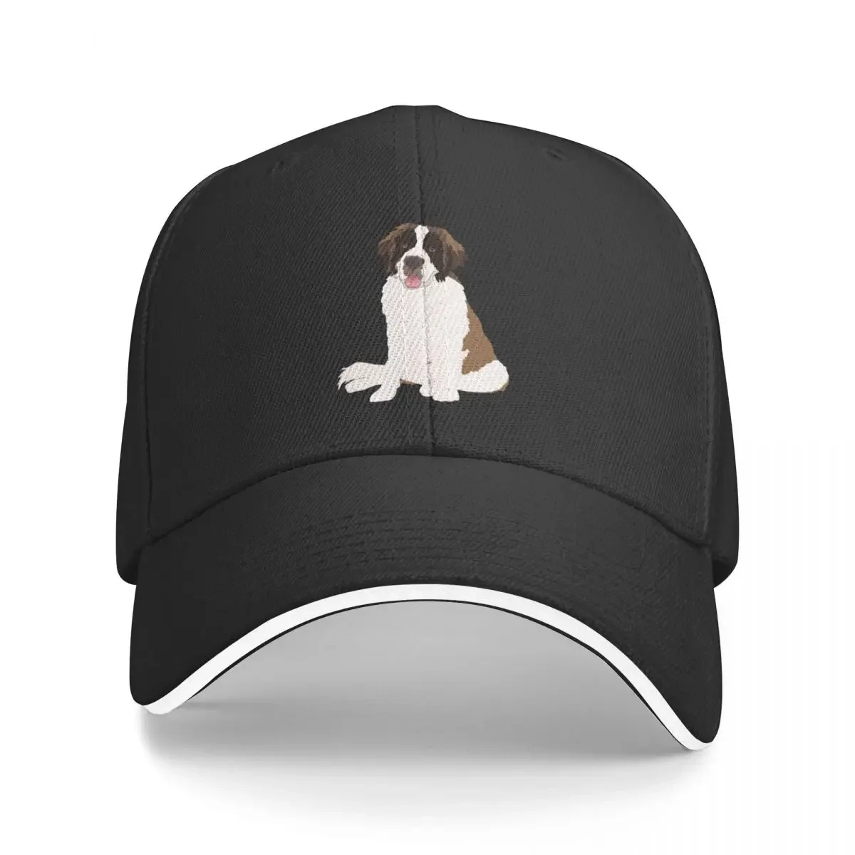 Saint Bernard Pattern Baseball Cap Sports Cap Hat Beach Sunscreen Mens Hats Women's