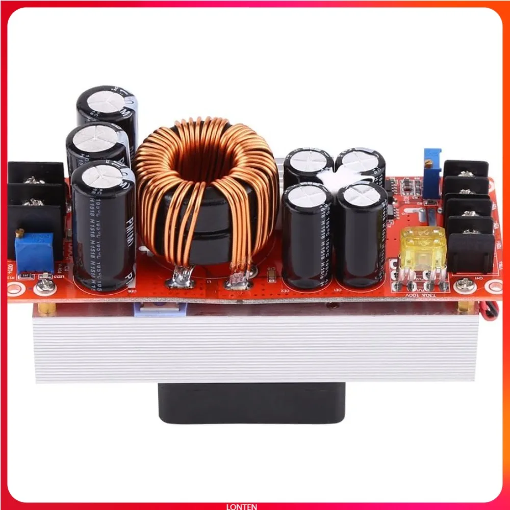 

1500W 30A DC Constant Converter 1500W 30A Current Boost Converter Power Module 10-60V to 12-90V LT-SJ0050