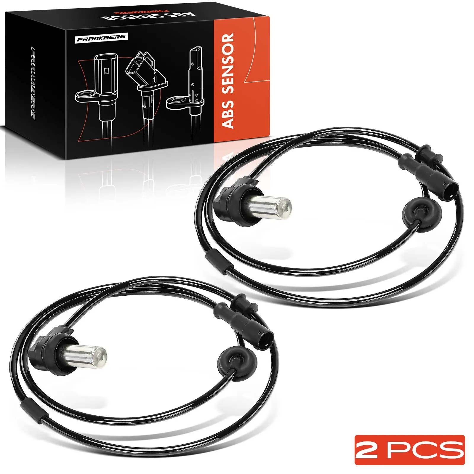 Frankberg 2x ABS Sensor Hinterachse Links Rechts für Audi A6 4A2 A6 Avant 4A5 4.2L 1996-1997 4A0927807E