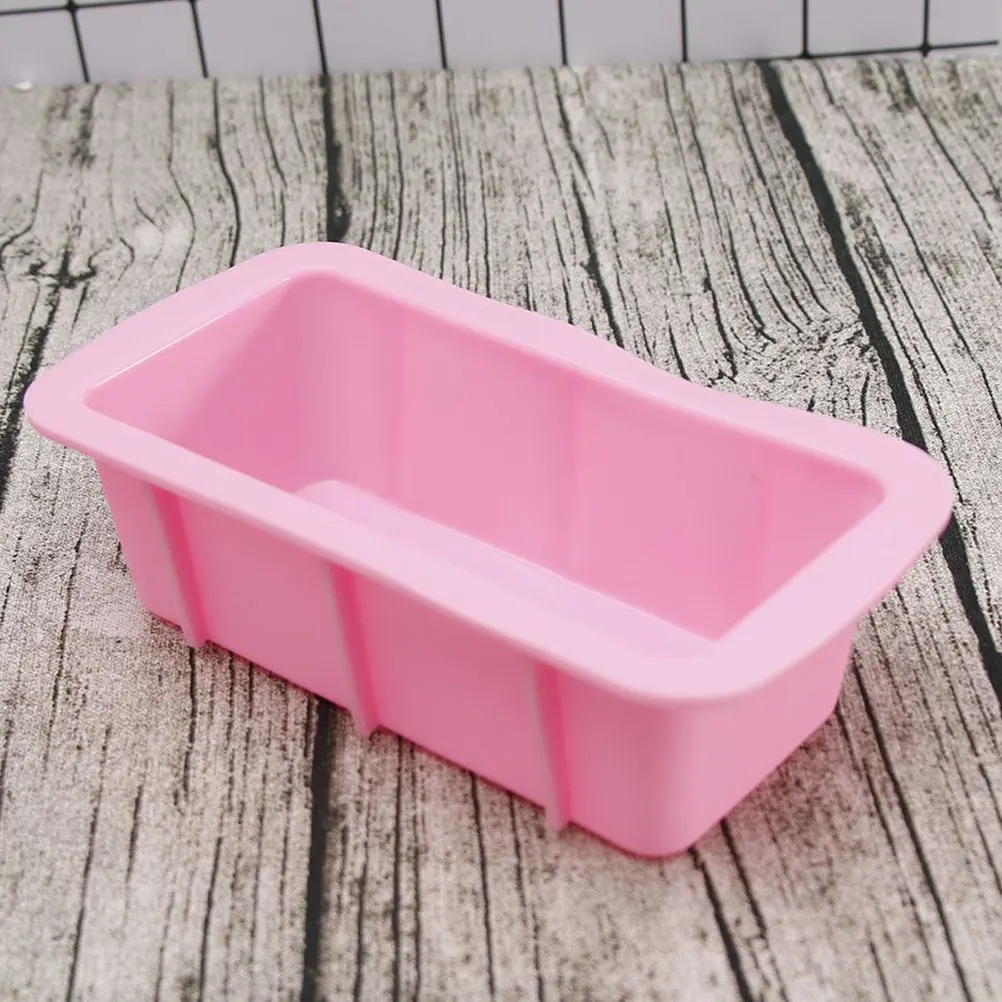 

2 Pcs Silicone Bread Mold Rectangle Cake for Baking Pans Loaf Rectangular Toast Molds Tray