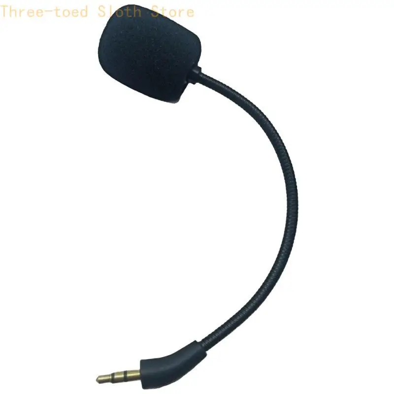 MIC INTABEABLE con esponja para reducción ruido función auriculares juegos K820NC y transmisión voz E74A