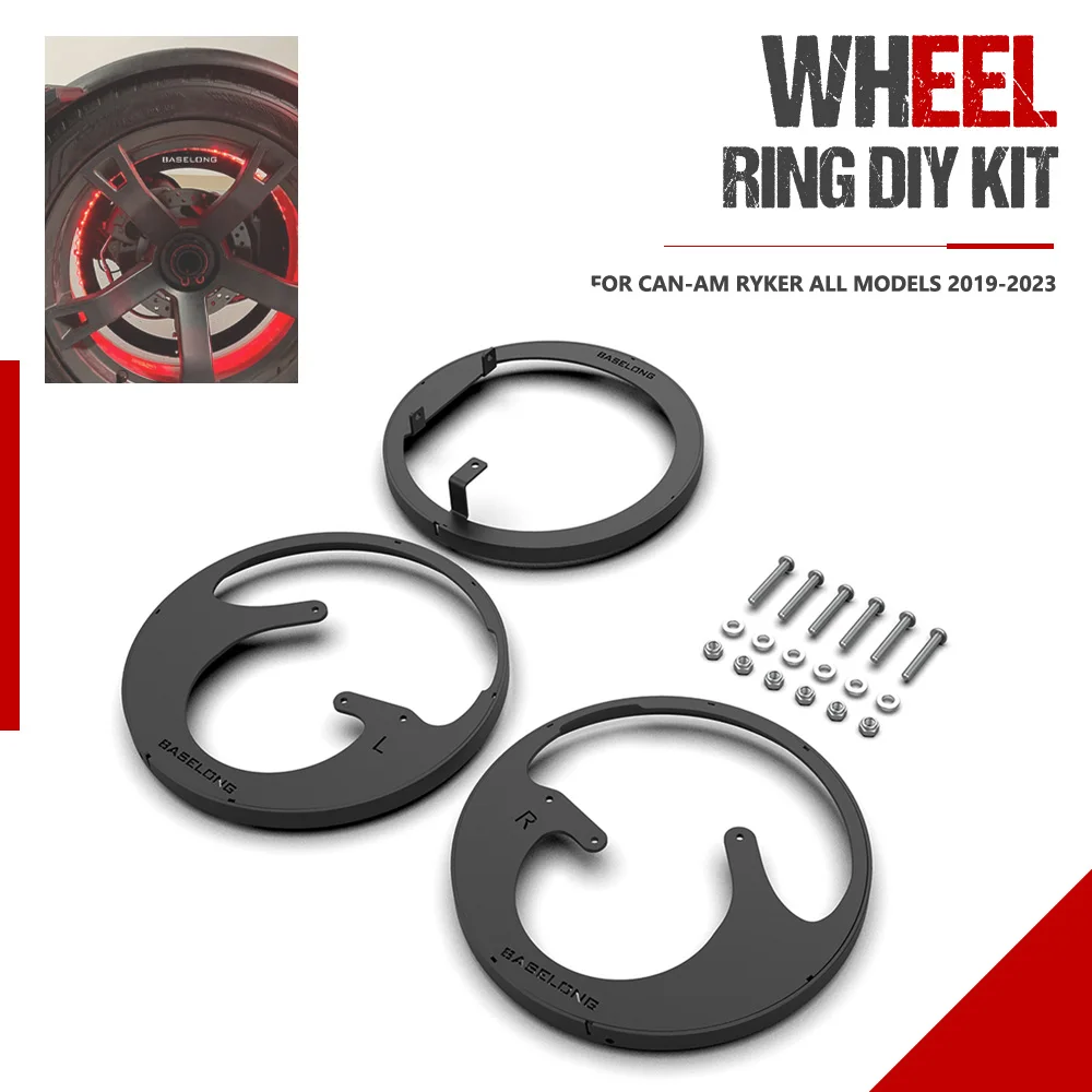 

All Models For Can-Am Ryker STD 600 /900 2019-2020-2021-2022-2023 Rally Edition 900 Wheel Ring DIY Kit 600 /900 ACE SPORT 900