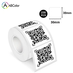 30*30mm E210 Label Paper DIY Self-adhesive Label Sticker Suit for E210 Wireless Thermal Label Printer Phomemo M110 Label Maker