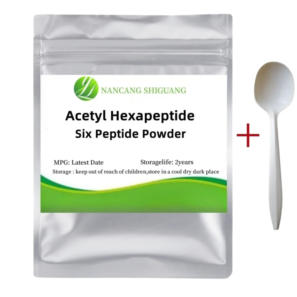 Six Peptide Powder,Acetyl Hexapeptide,Anti-Wrinkle,Moisturizing,Anti-Aging,Cosmetic Raw,DIY Handmade Make Your Own Solution