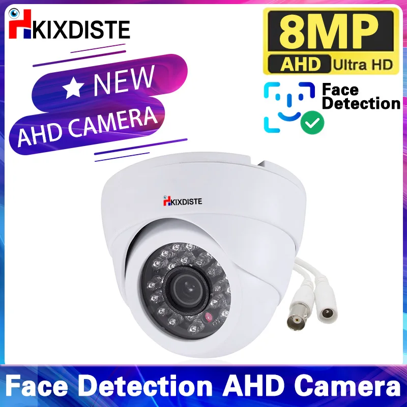 

4K 8MP 5MP AHD Camera H.265 Indoor Security Waterproof Night Vision Real-time Video CCTV Surveillance Dome Camera XMEye Pro APP