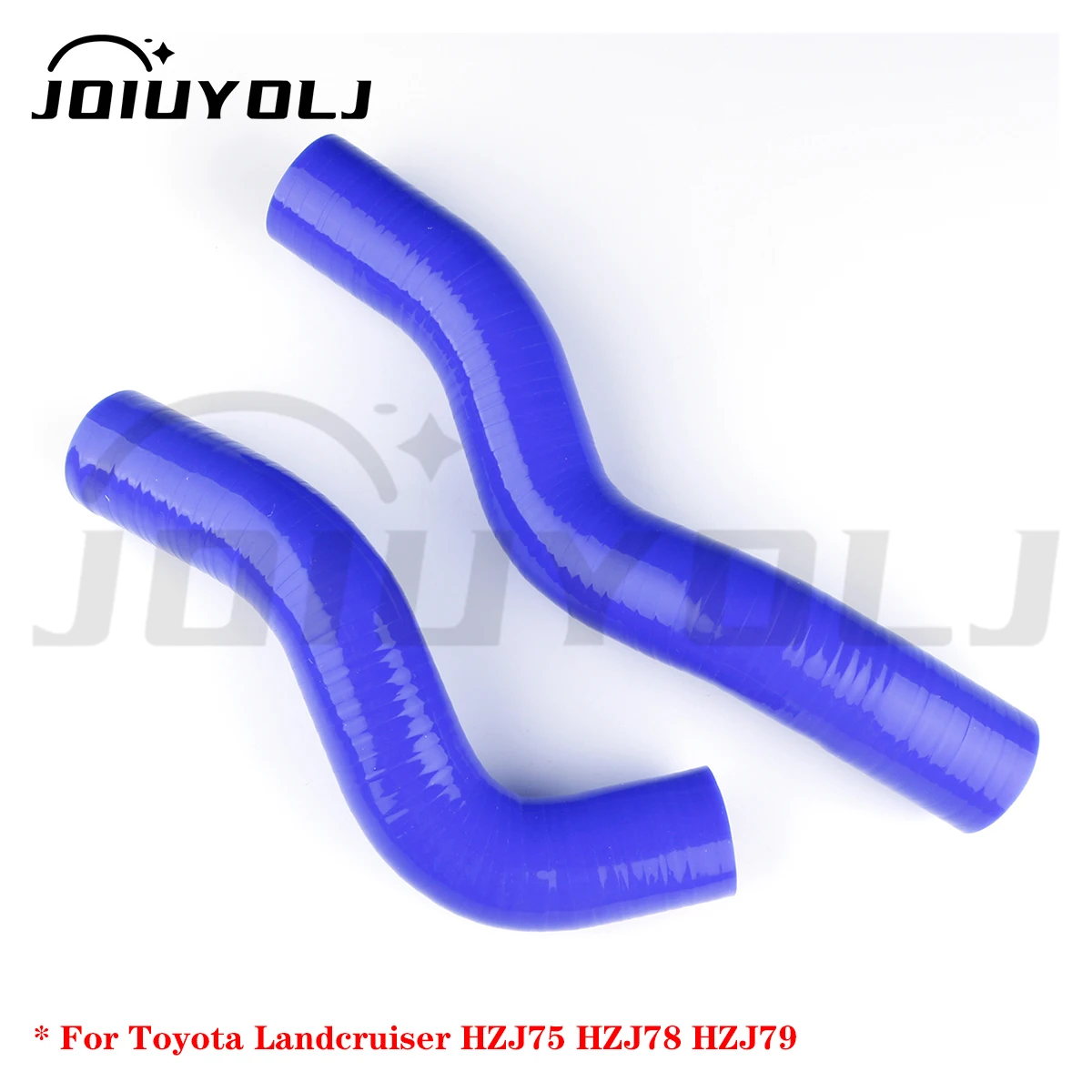 2Pcs For Toyota Landcruiser HZJ75 HZJ78 HZJ79 High Performance Silicone Radiator Hose Kit