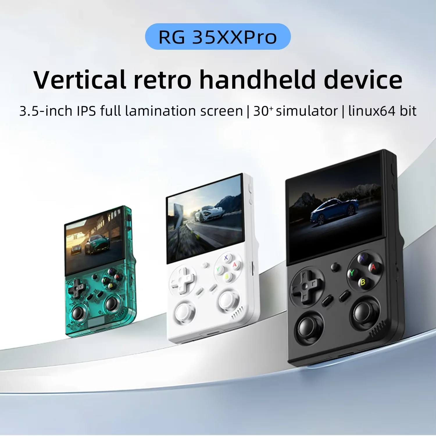 Anbernic RG35XX PRO RG 35XXPRO Console di gioco portatile retrò Lettore di videogiochi retrò Linux 64 bit 3.5IPS Screen3200mAh 256G PSP