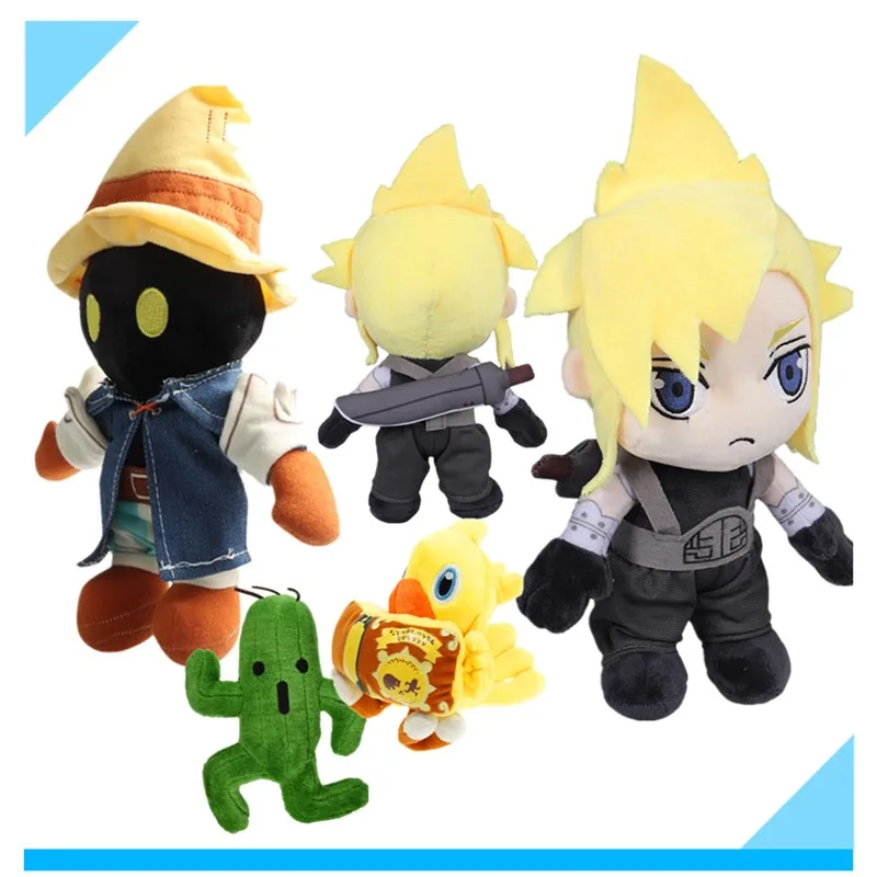 Fantasy Cactus Moogle Cloud Strife Cosplay Plushies Chocobo Plush Xmas Soft Mascot Adult/Kids Kawaii Brithday Gifts